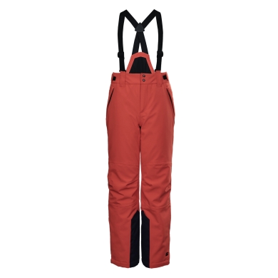 Killtec Winter Ski Pants KSW 79 (waterproof, breathable, PFC-free, snow guard, edge protection) neon orange Kids